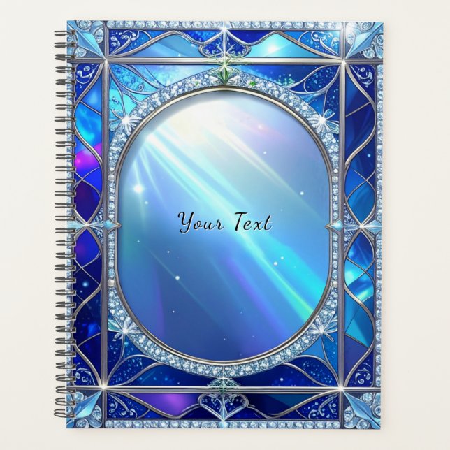 Agenda Marco Azul Decorativo (Anverso)