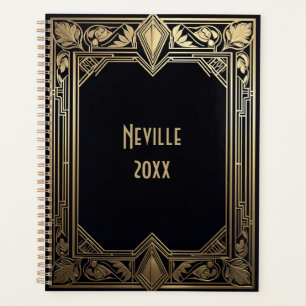 Agenda Marco floral Art Deco