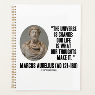Agenda Marcus Aurelius Universe Change Life Thoughts Qte