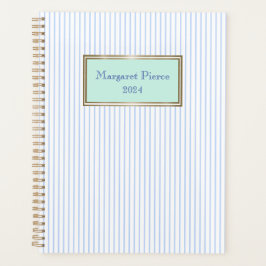 Agenda Margaret Pinstripe Planner en la memoria