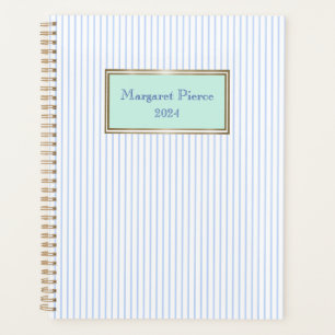 Agenda Margaret Pinstripe Planner en la memoria