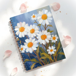 Agenda Margaritas Acuarela Flores Pintadas