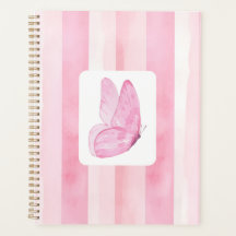 Mariposa acuarela rosa - Suave pastel femenino D