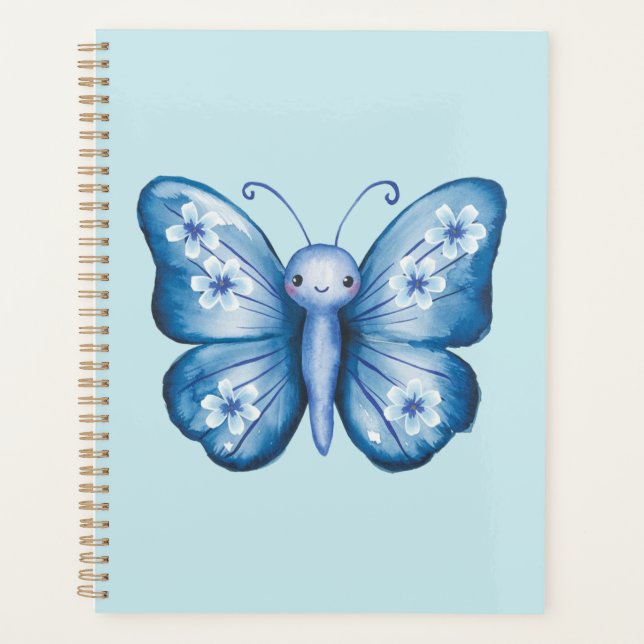 Agenda Mariposa azul (Anverso)
