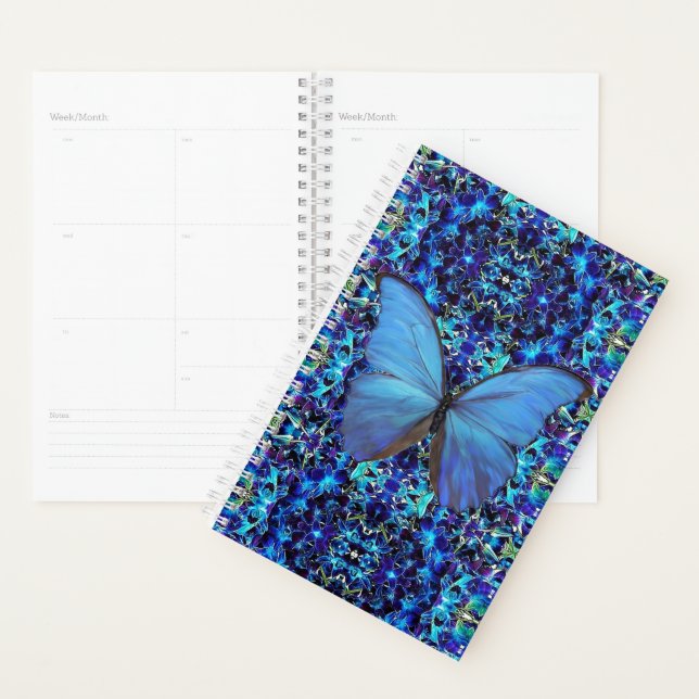 Agenda Mariposa azul Sm Planner (Demostración)