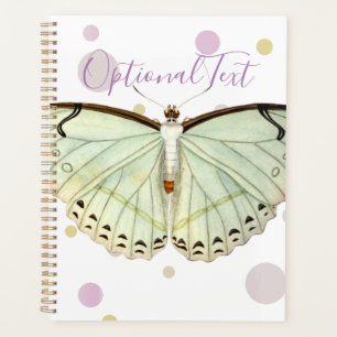 Agenda Mariposa de belleza verde suave