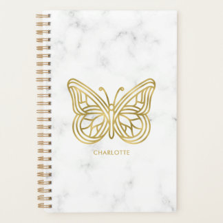 Agenda Mariposa dorada impresa