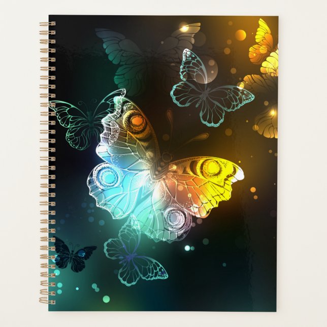 Agenda Mariposa luminosa y mariposas nocturnas (Anverso)
