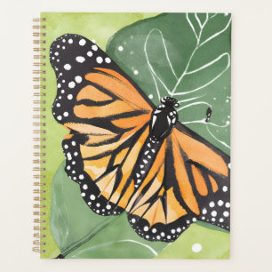 Agenda Mariposa Monarca Acuarela Hermosa