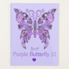 Agenda Mariposa morada 31
