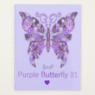 Agenda Mariposa morada 31