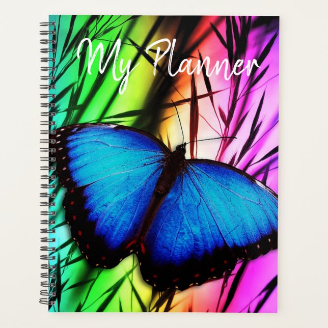 Agenda Mariposa morfa azul (Anverso)