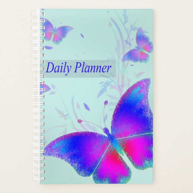 Agenda Mariposas color arcoiris (Anverso)
