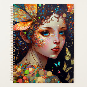 Agenda Mariposas de hadas coloridas Fantasía Arte