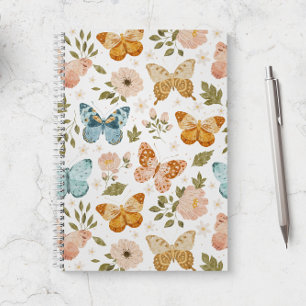 Agenda Mariposas Floral Rosa