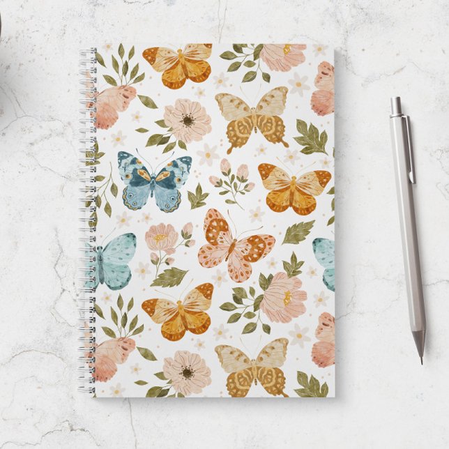 Agenda Mariposas Floral Rosa (Subido por el creador)