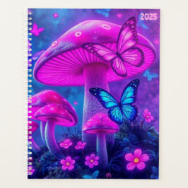Agenda Mariposas, flores y hongos-