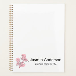 Agenda Mariposas Minimalistas Modernas Elegantes