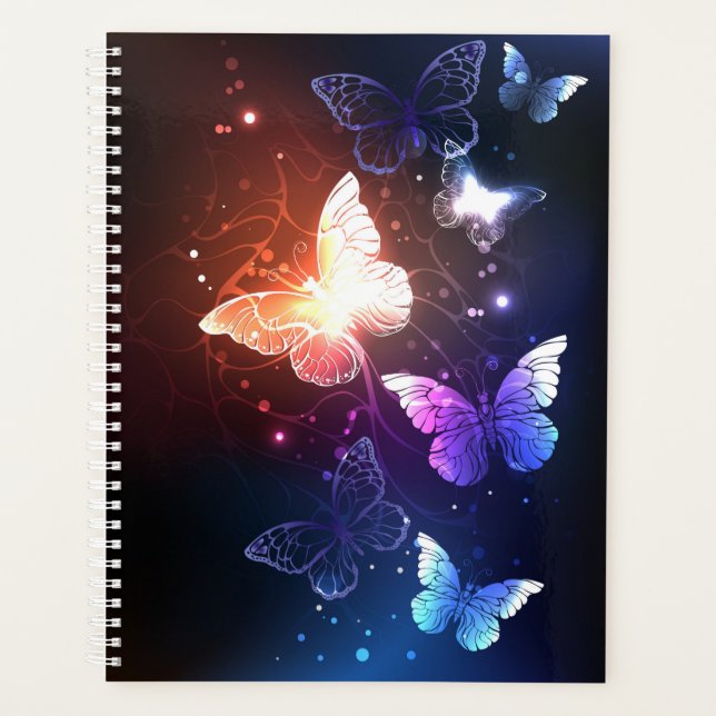 Agenda Mariposas nocturnas brillantes (Anverso)