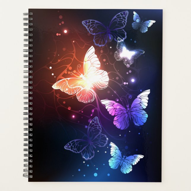 Agenda Mariposas nocturnas brillantes (Anverso)