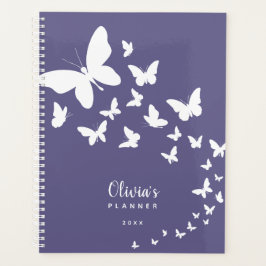 Agenda Mariposas púrpura personalizadas
