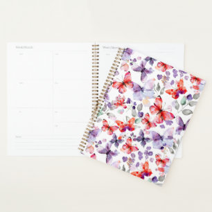 Agenda Mariposas Rojas Purpura