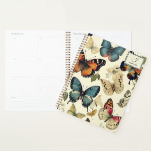 Agenda Mariposas Vintage en Vuelo