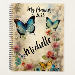 Agenda Mariposas y flores