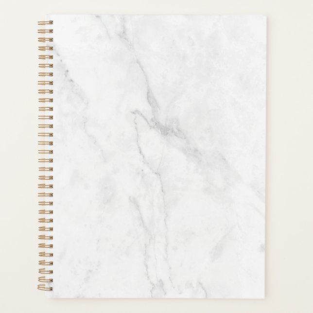 Agenda Mármol Blanco (Anverso)