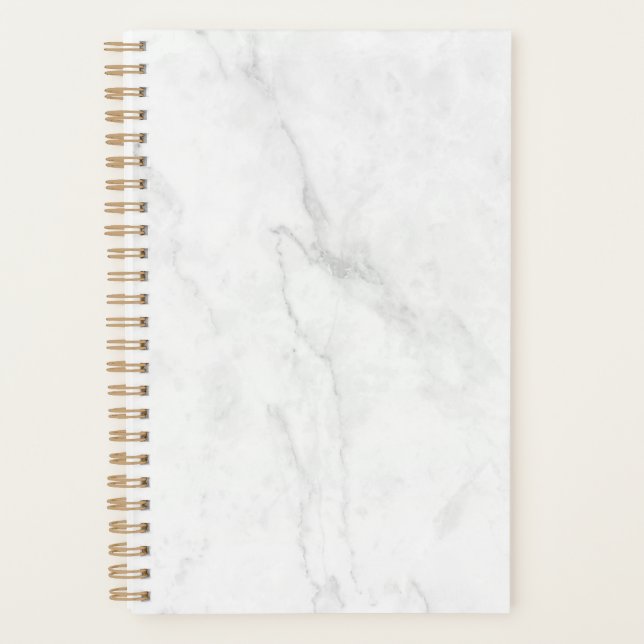 Agenda Mármol Blanco (Anverso)