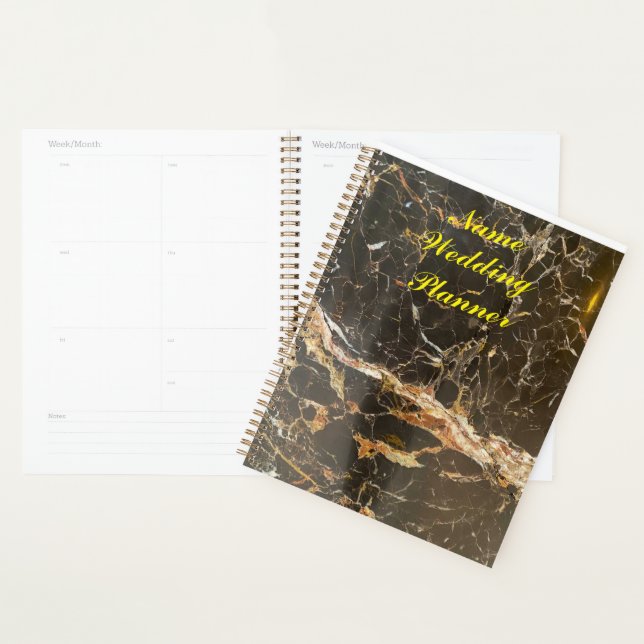 Agenda Mármol elegante personalizado (Demostración)
