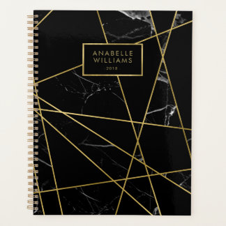 Agenda Mármol sofisticado y textura de oro