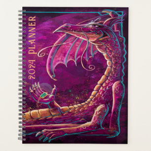 Agenda Maroon Dragon Planner