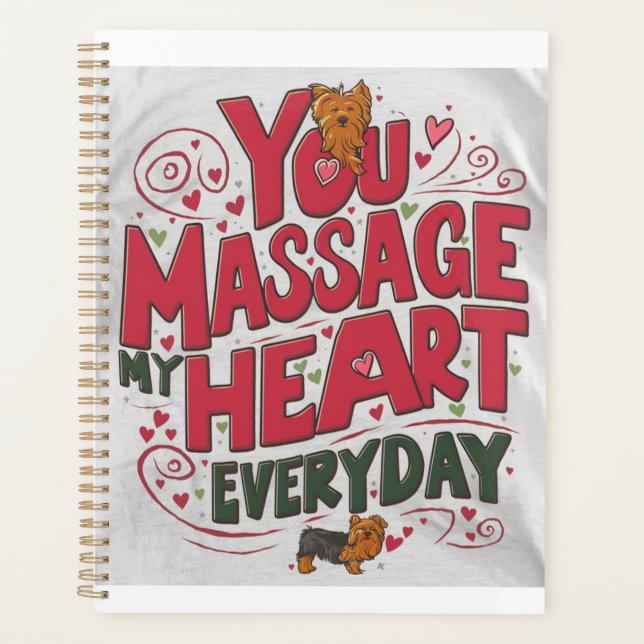 Agenda Masaje de corazón de Yorky (Anverso)