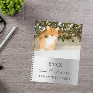 Agenda mascota  de fotografía personalizado Silver 2026
