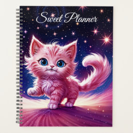 Agenda Mascotas de gatitos rosados de ensueño diseño únic