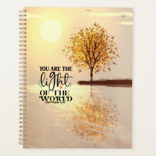 Agenda Mateo 5:14 Tú eres la luz de la Biblia Mundial