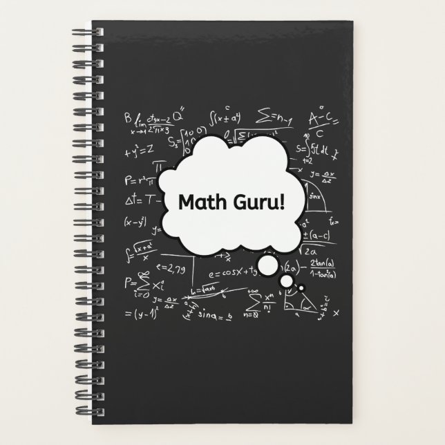 Agenda Math Guru – divertido profesor de matemáticas ecua (Anverso)