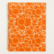 Matriz floral abstracta (naranja) Arte fino