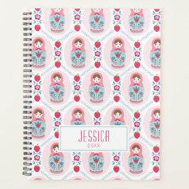 Agenda Matryoshka rosa dulce de nidificación