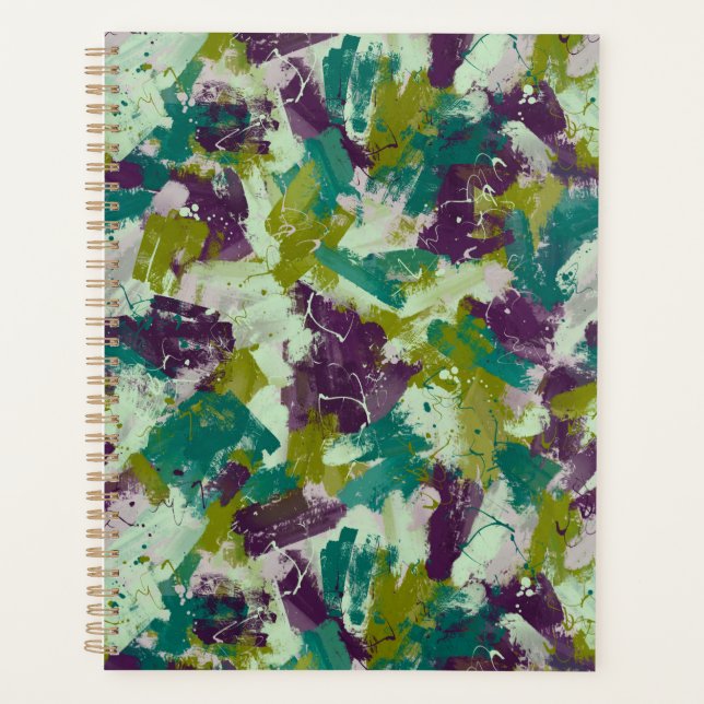 Agenda Maximalist Paint Splatters (Anverso)