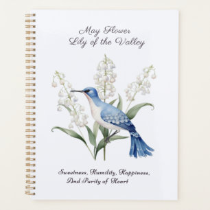 Agenda May Birth Month Flower Lily of the Valley Cumpleañ