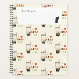Agenda Me encanta Boba Tea Planner