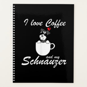 Agenda Me Encanta El Café Y Mis Amantes De Perros Schnauz