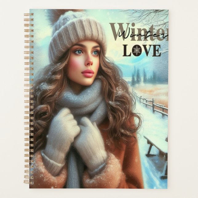Agenda Me encanta el invierno (Anverso)