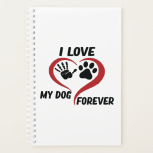 Agenda Me encanta mi perro tirando almohada