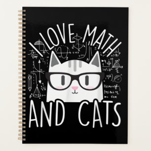 Agenda Me Encantan Las Matemáticas Y Los Gatos Cuidados G