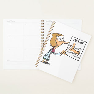 Agenda Médico Divertido Enseñando Anatomía del Pie