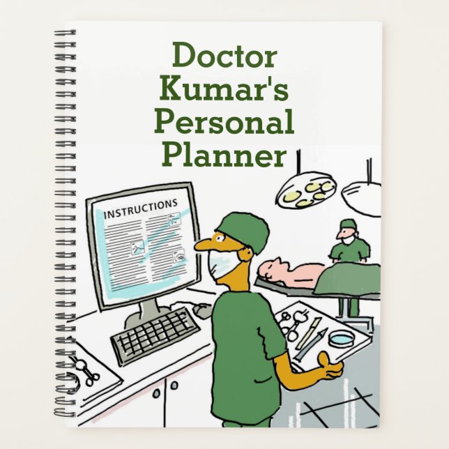 Agenda Médico o cirujano médico (Anverso)
