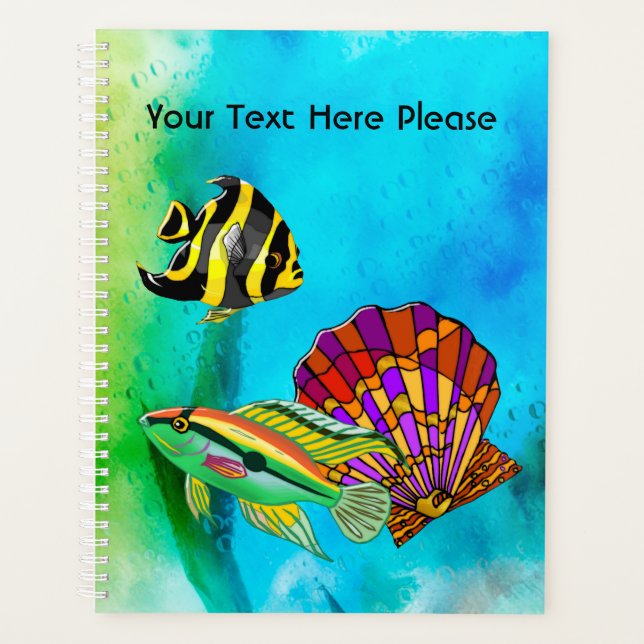 Agenda Medios mixtos de creaciones marinas (Anverso)